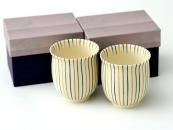 <b>[New]</b> TOKUSA Yunomi (handcrafted Teacup: pair)